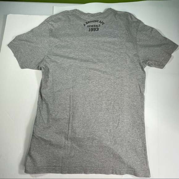 Bape Planet of the Apes Generals Mens Medium Size Gray T-Shirt Rare Tee - Picture 3 of 8